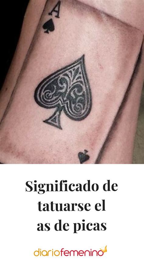 significado del as de picas negro tatuaje|Tatuajes de as de picas: significado y recopilación de。